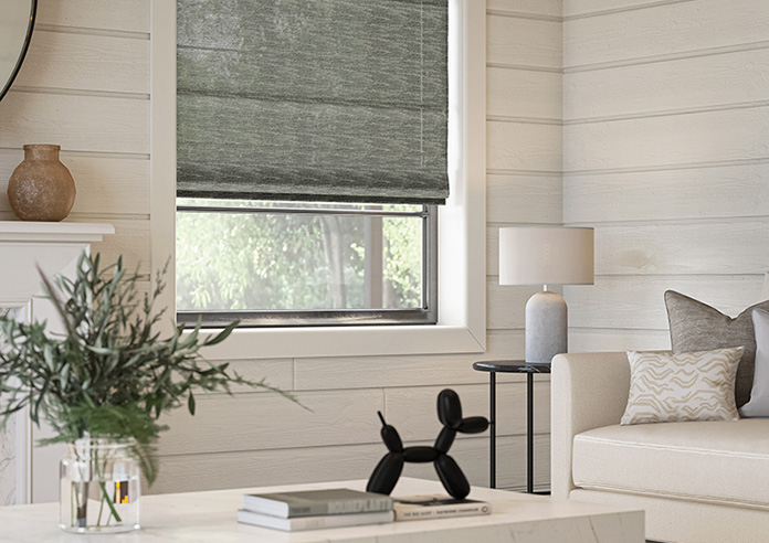 Tucson Voile, Mercury - Motorised Roman Blind - Image 5